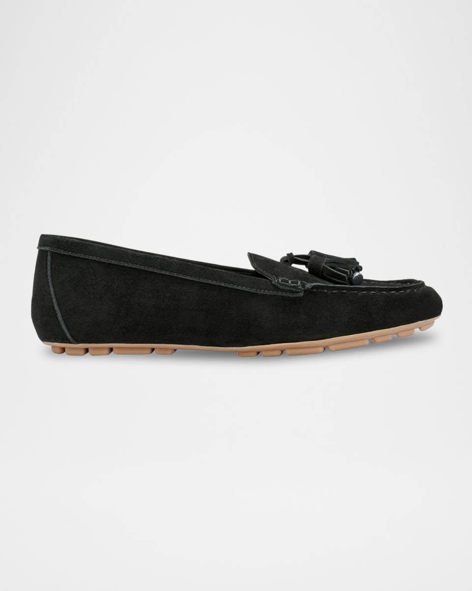 Layney Suede Moccasin Tassel Loafers